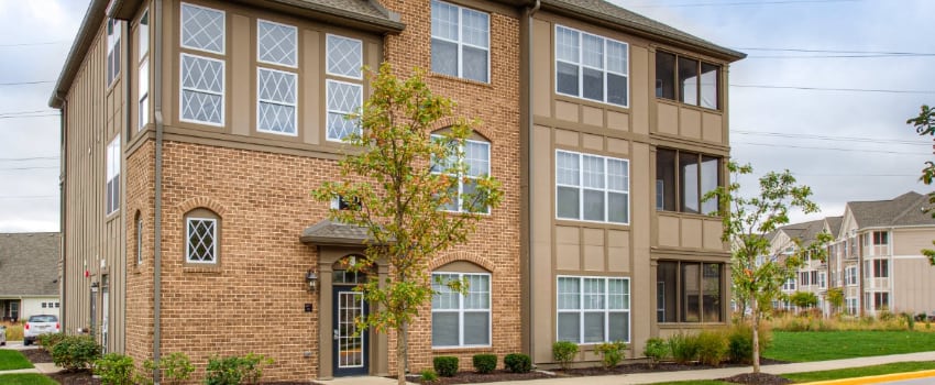 Exterior of a Westfield apartment